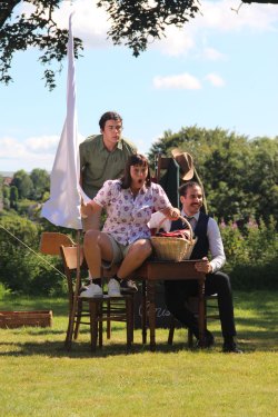 The cast and company of Swallows and Armenians